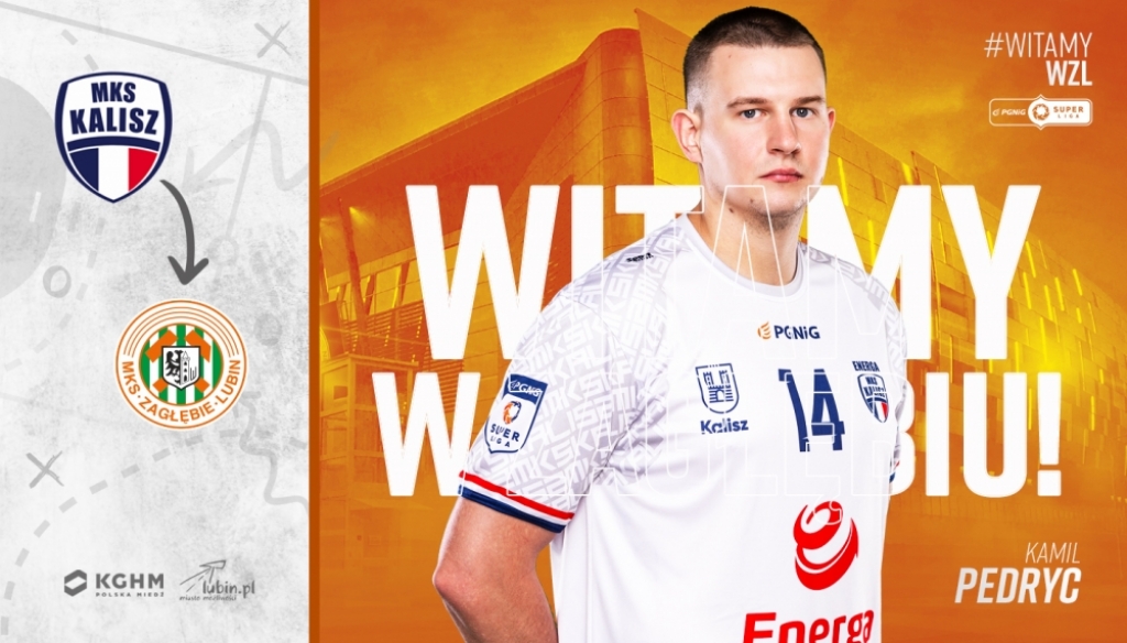 Kamil Pedryc wraca do Lubina - fot. zaglebie.lubin.pl