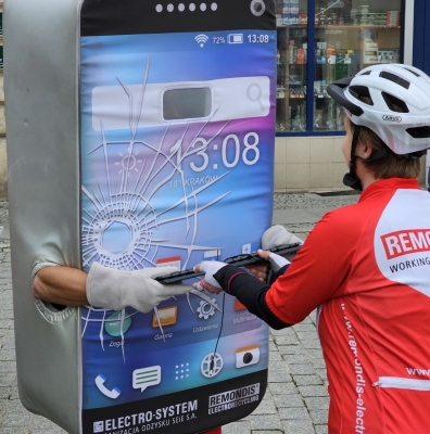 #CyclingRecycling. Eko-peleton przyjechał do Wałbrzycha - 0