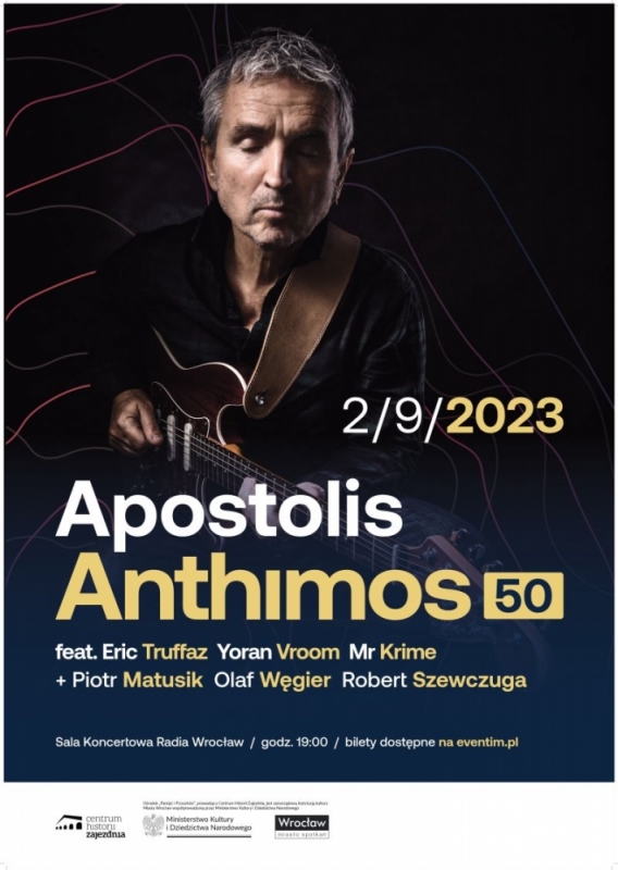 Przed nami koncert Apostolisa Anthimosa - fot. mat prasowe