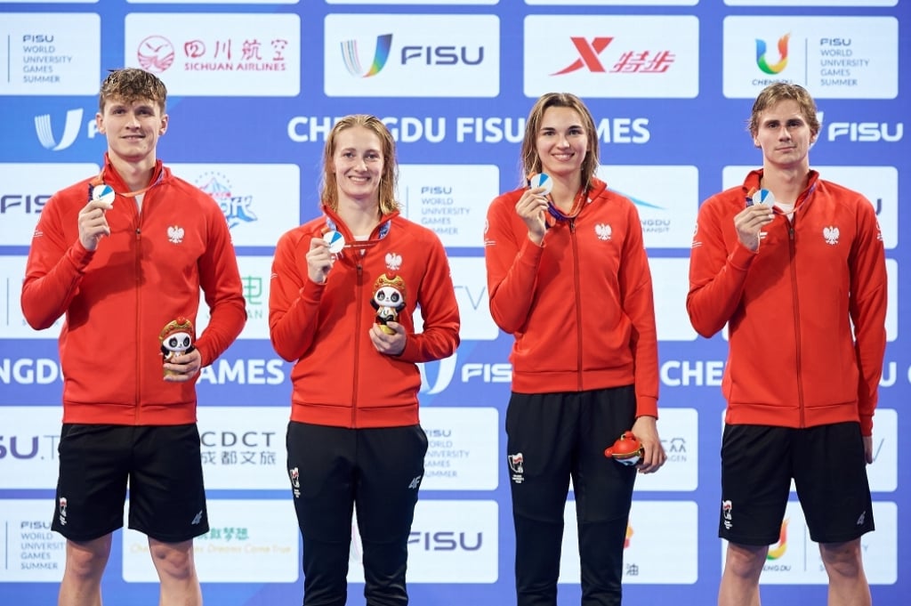 Dwie pływaczki Juvenii Wrocław na podium w Chengdu  - fot. Rafał Oleksiewicz