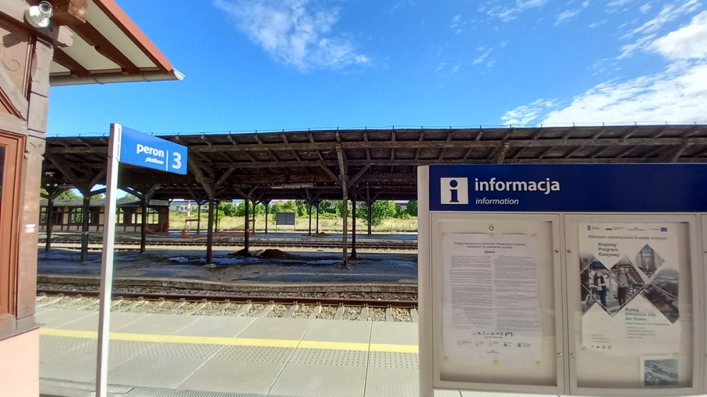 Ostatni element rewitalizacji stacji kolejowej w Jaworze - fot. RW