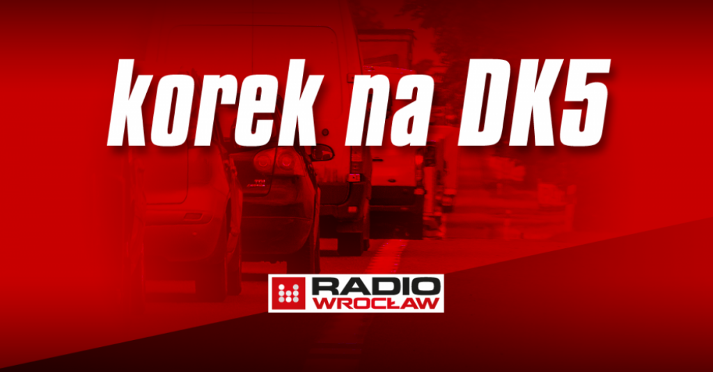Zderzenie busa z osobówką na DK5 w Strzegomiu - fot. archiwum Radia Wrocław