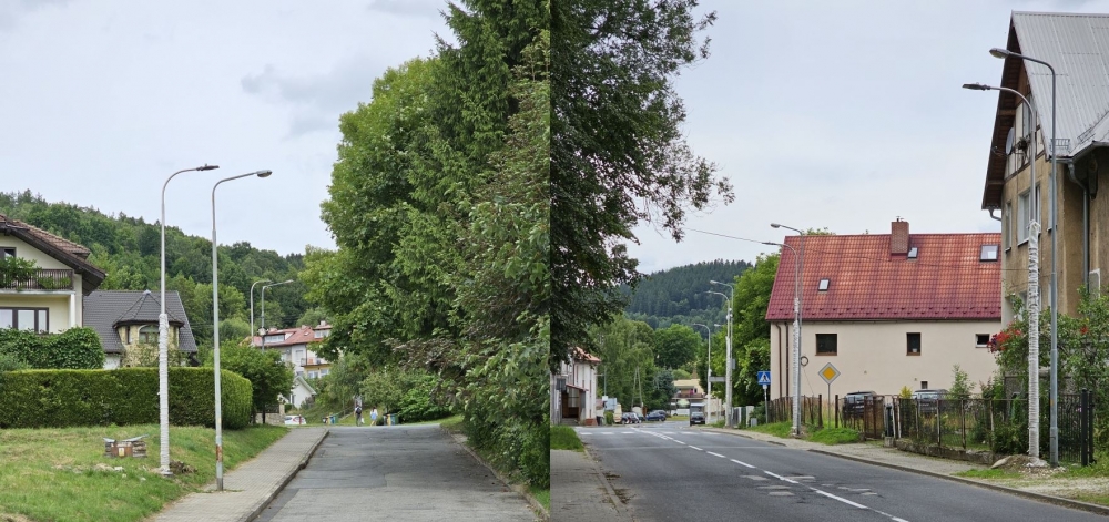 Podwójne latarnie i egipskie ciemności w Lądku-Zdroju? - fot. Bartosz Szarafin