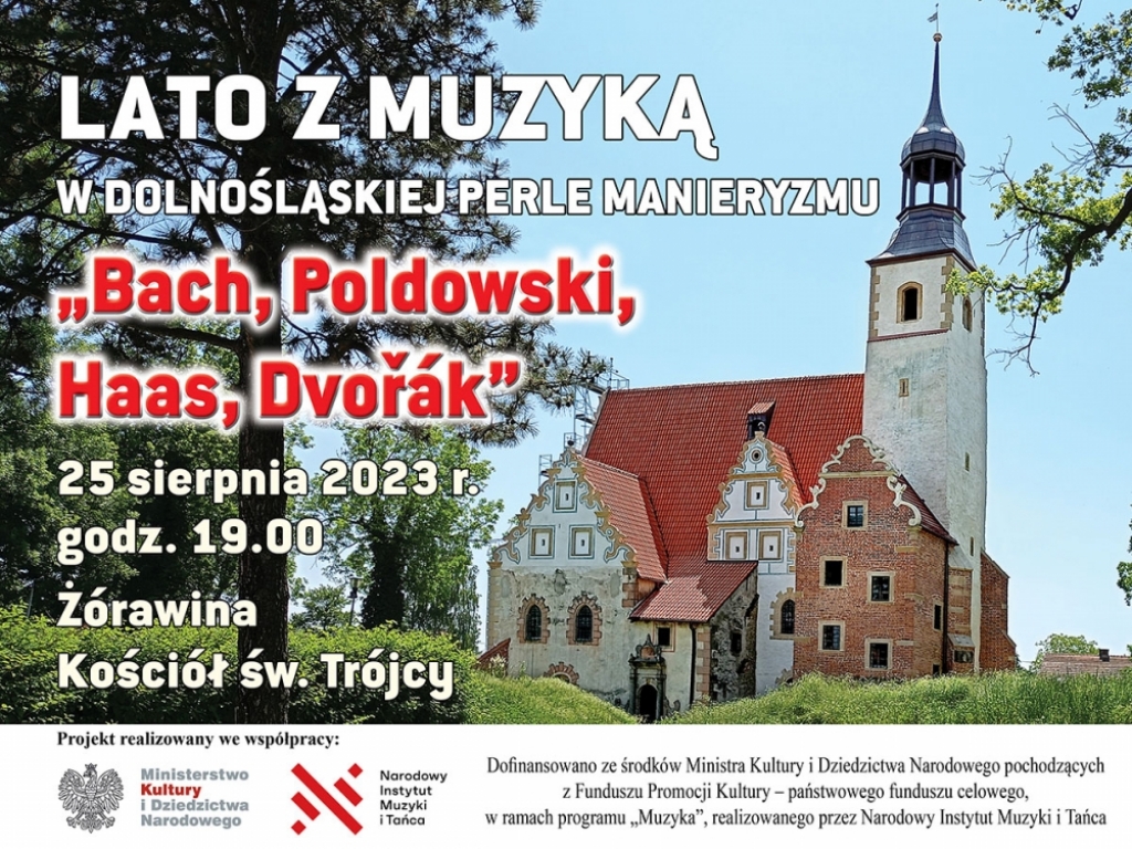 Bach, Poldowski, Haas, Dvořák. Koncert w Żórawinie - fot. mat. prasowe