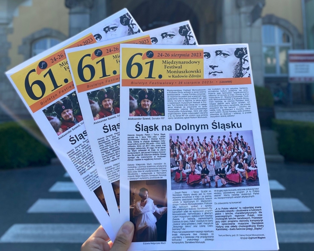Rozpoczął się 61. Międzynarodowy Festiwal Moniuszkowski - fot. materiały prasowe