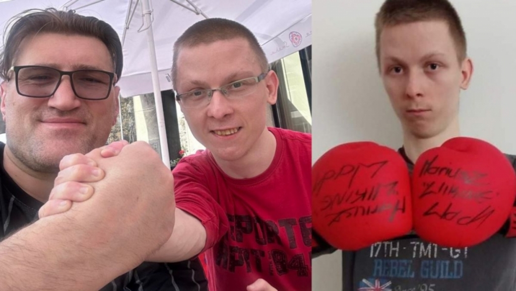 Mariusz Wach spełnił marzenie schorowanego Kamila - fot. zdjęcia prywatne 