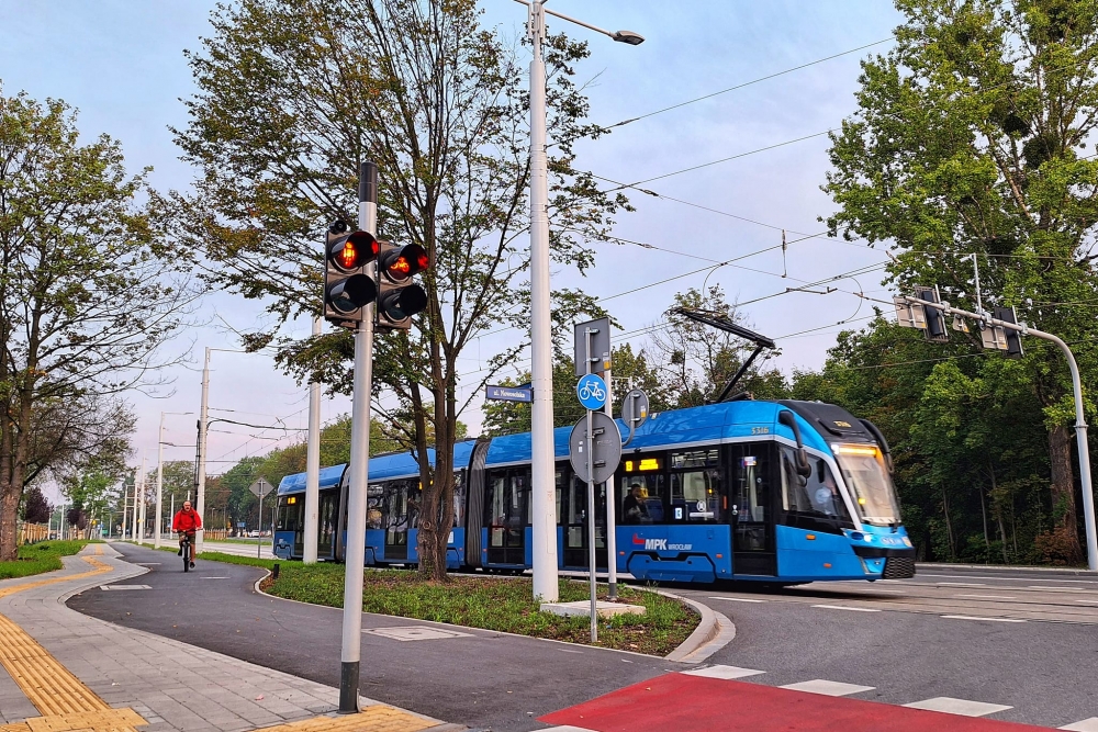 Pierwsze tramwaje przewiozły wrocławian trasą na Nowy Dwór - fot. mat. prasowe