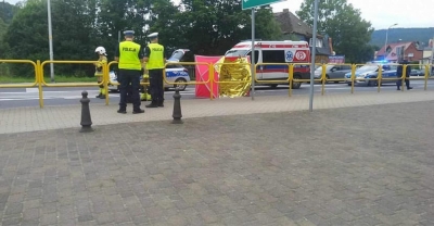 Śmiertelne potrącenie w Szczytnej na DK8