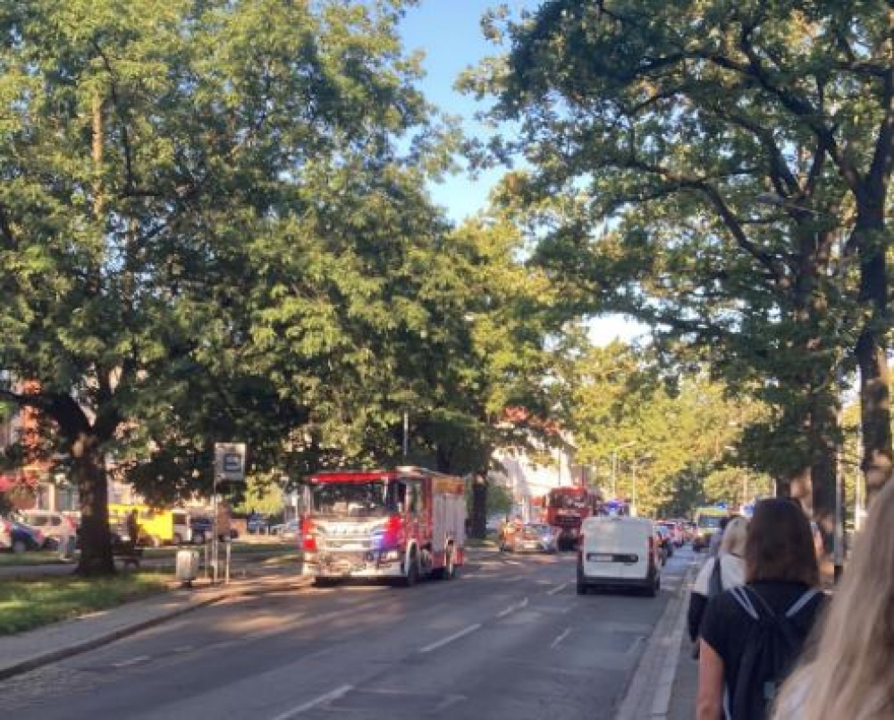 Kobieta wpadła pod tramwaj na Biskupinie - fot. słuchacze