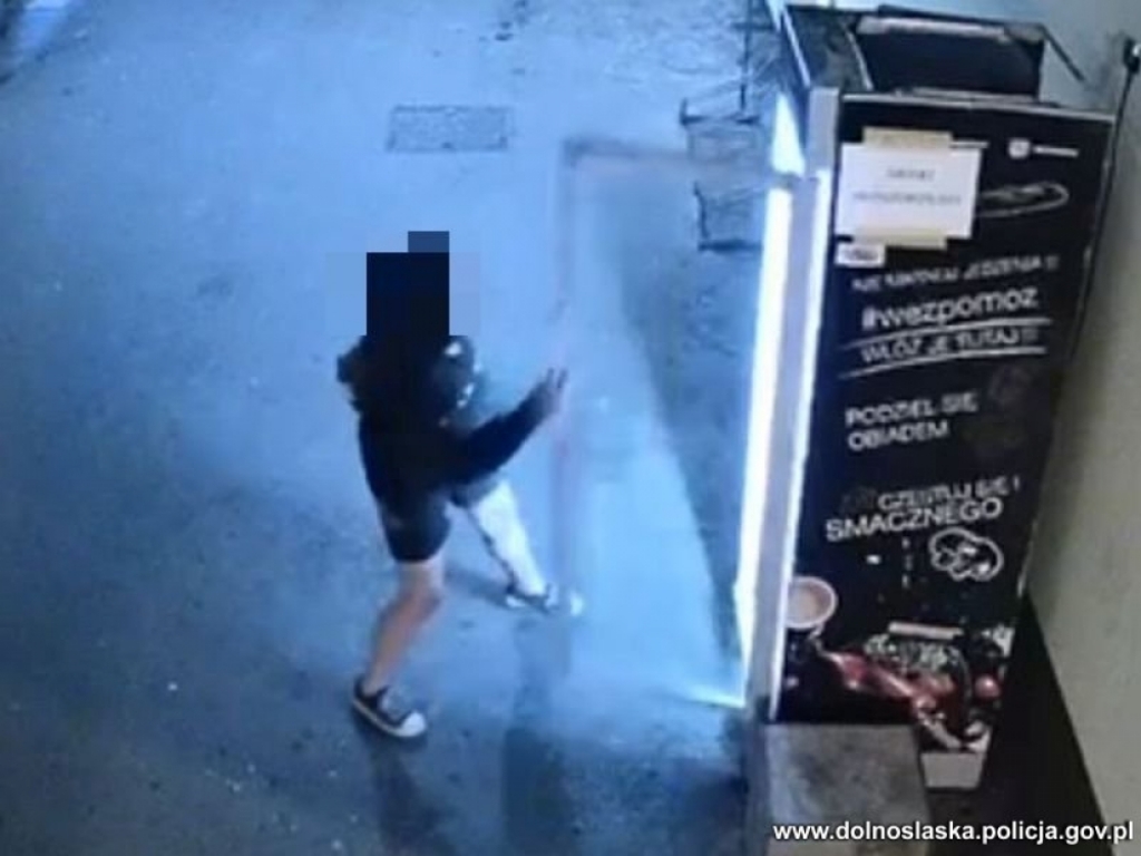 Seryjna niszczycielka lodówek społecznych zatrzymana - Fot: dolnośląska policja