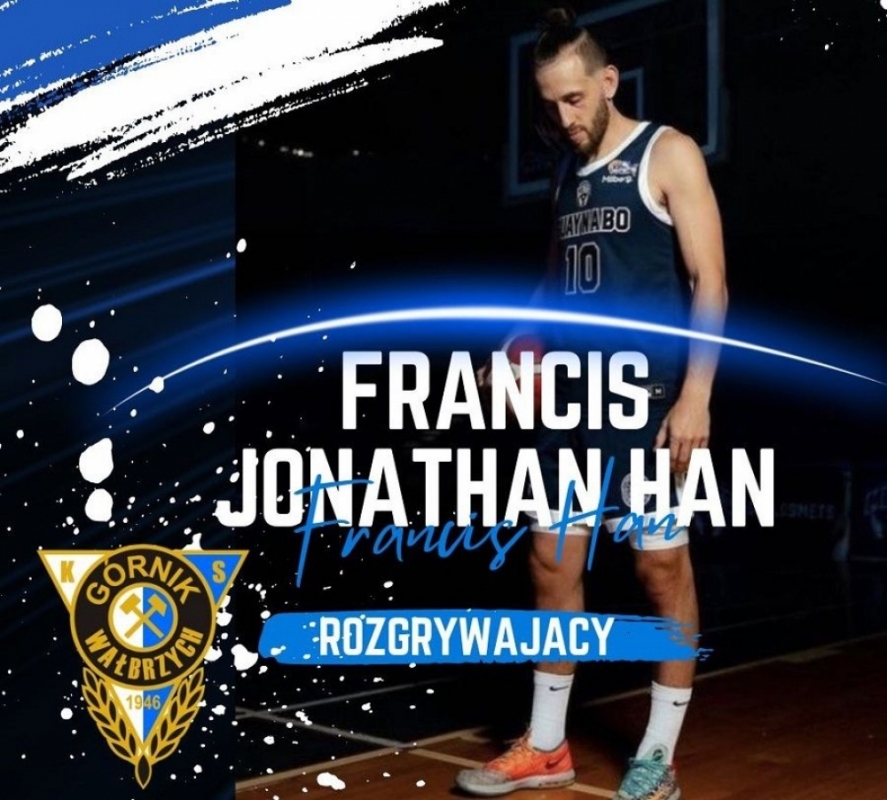 Francis Jonathan Han koszykarzem Górnika Wałbrzych - fot. Górnik Wałbrzych