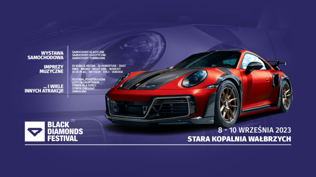"Black Diamonds Festival 2023” - motoryzacja, muzyka, kulinarne atrakcje dla małych i dużych! - Fot: materiały prasowe