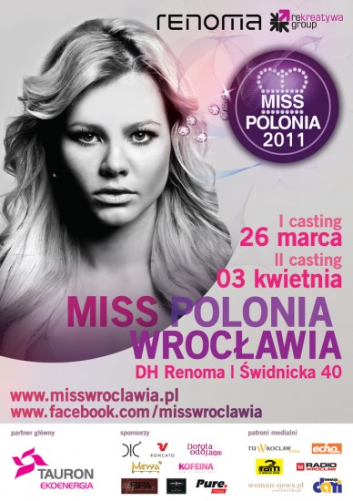 Trwają eliminacje do konkursu MISS POLONIA WROCŁAWIA 2011 - 
