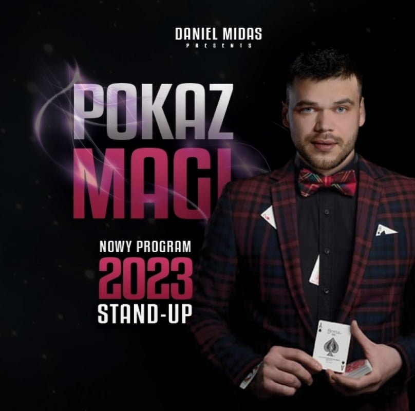 Stand-up: Daniel Midas, Nowy program POKAZ MAGI - fot. mat. prasowe