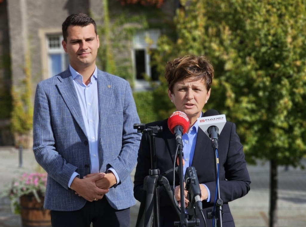 Grzegorz Macko i Renata Wierzbicka podsumowali w Wałbrzychu kampanię wyborczą - fot. RW