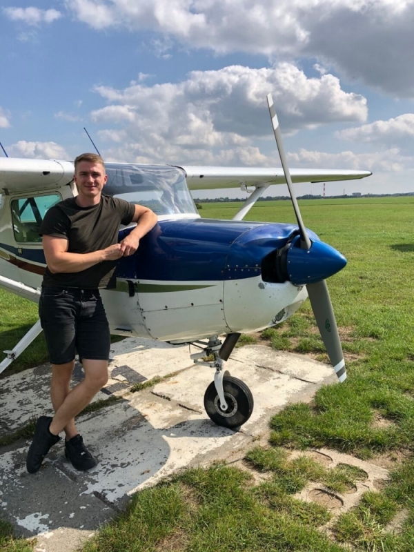 Pilot z Bolesławca wicemistrzem Polski w lataniu precyzyjnym - fot. archiwum własne