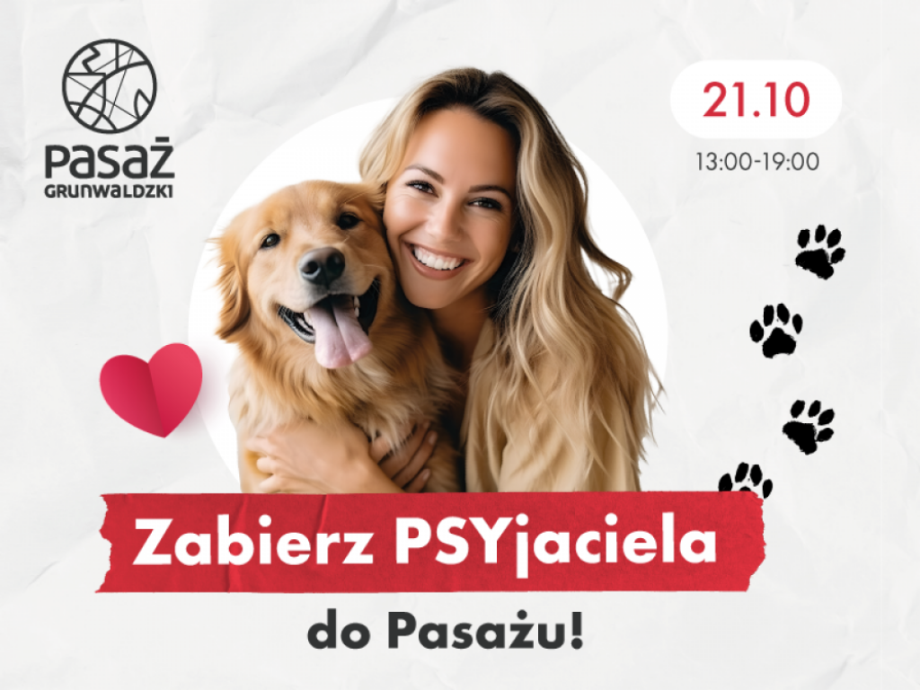 Zabierz PSYjaciela do Pasażu oraz wyjątkowa wystawa PSIET- A PORTE. Prawdziwa przyjaźń zawsze w modzie w Pasażu Grunwaldzkim - fot. materiały prasowe