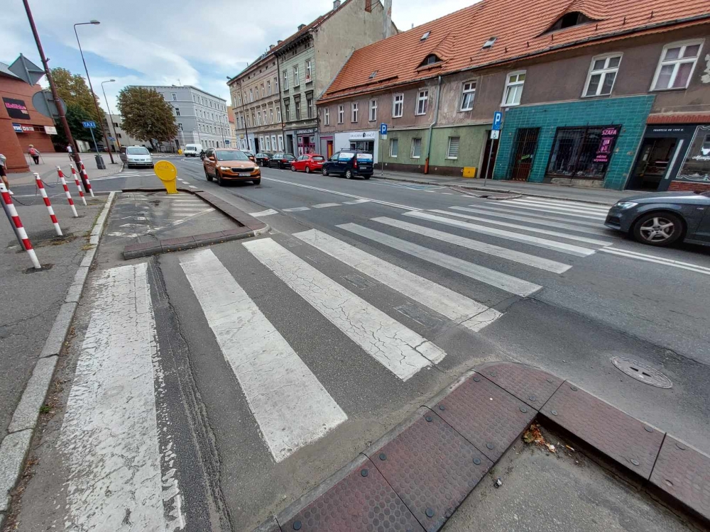 Świdnickie "zebry" będą bezpieczniejsze. Przejścia zostaną przebudowane - Ul. Westerplatte fot. Wiktor Bąkiewicz / UM w Świdnicy