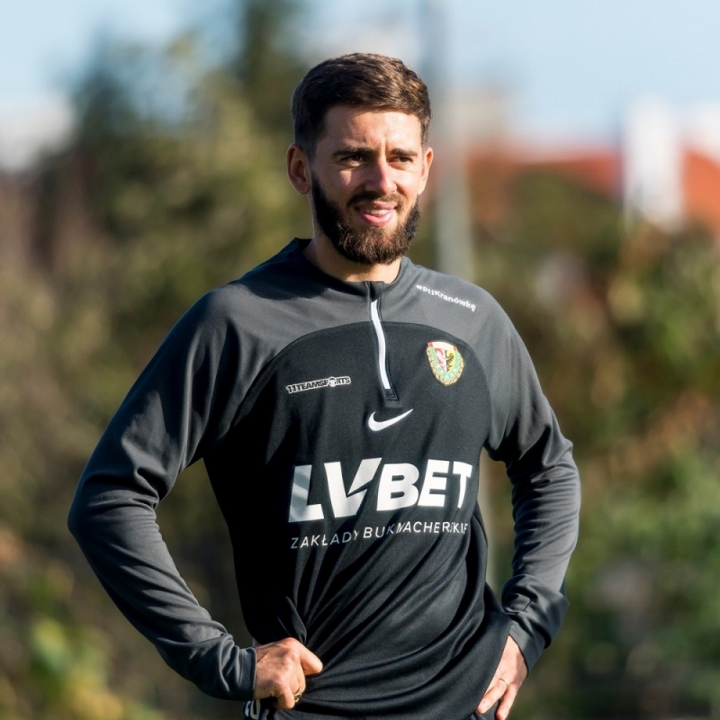 Theo Valls trenuje z piłkarskim Śląskiem - fot. slaskwroclaw.pl