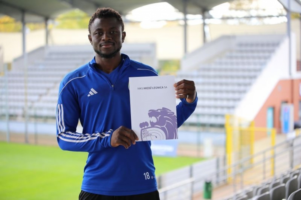 Emmanuel Agbor z nowym kontraktem w Miedzi - Fot. B. Hamanowicz/miedzlegnica.eu
