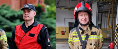 Dwaj dolnośląscy strażacy uratowali życie mężczyźnie