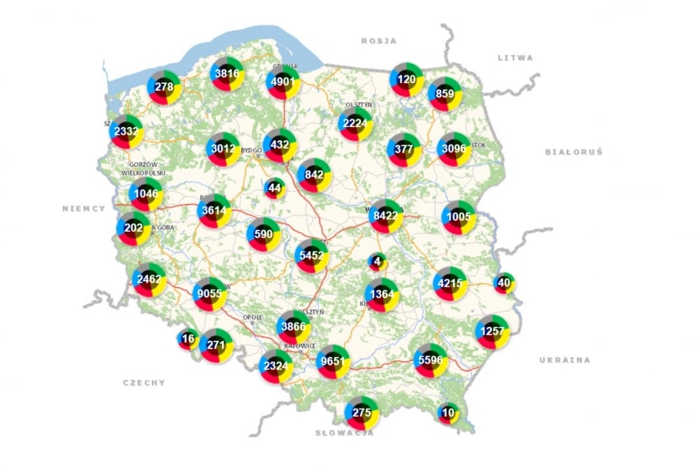 Krajowa Mapa Zagrożeń Bezpieczeństwa. Coraz więcej zgłoszeń w Jeleniej Górze - fot. KMZB