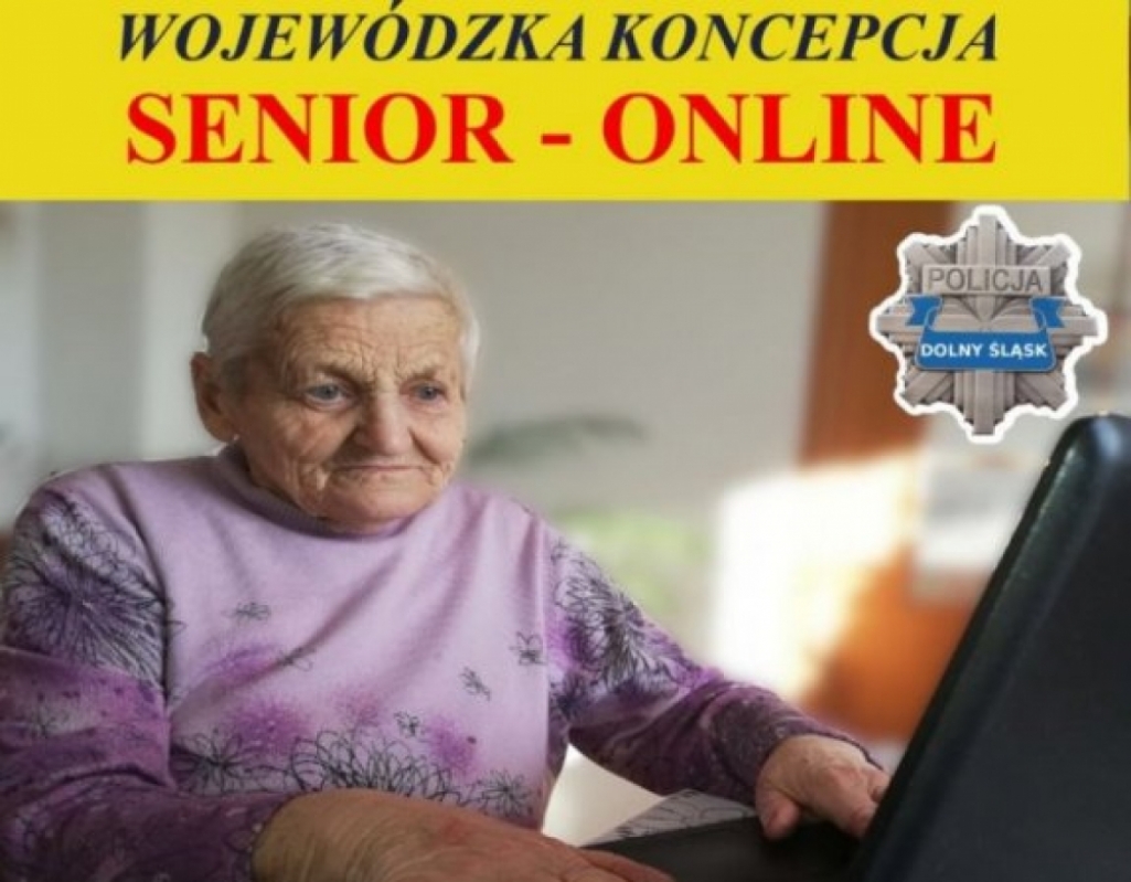 Wirtualne pouczenie. Policjanci łączą się z seniorami, by edukować - fot. Policja