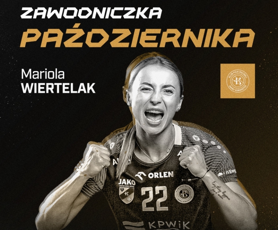 Szczypiornistka KPR Gminy Kobierzyce najlepsza w październiku - fot. superligakobiet.pl