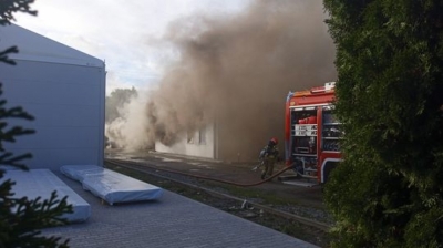 Groźny pożar w Bielawie