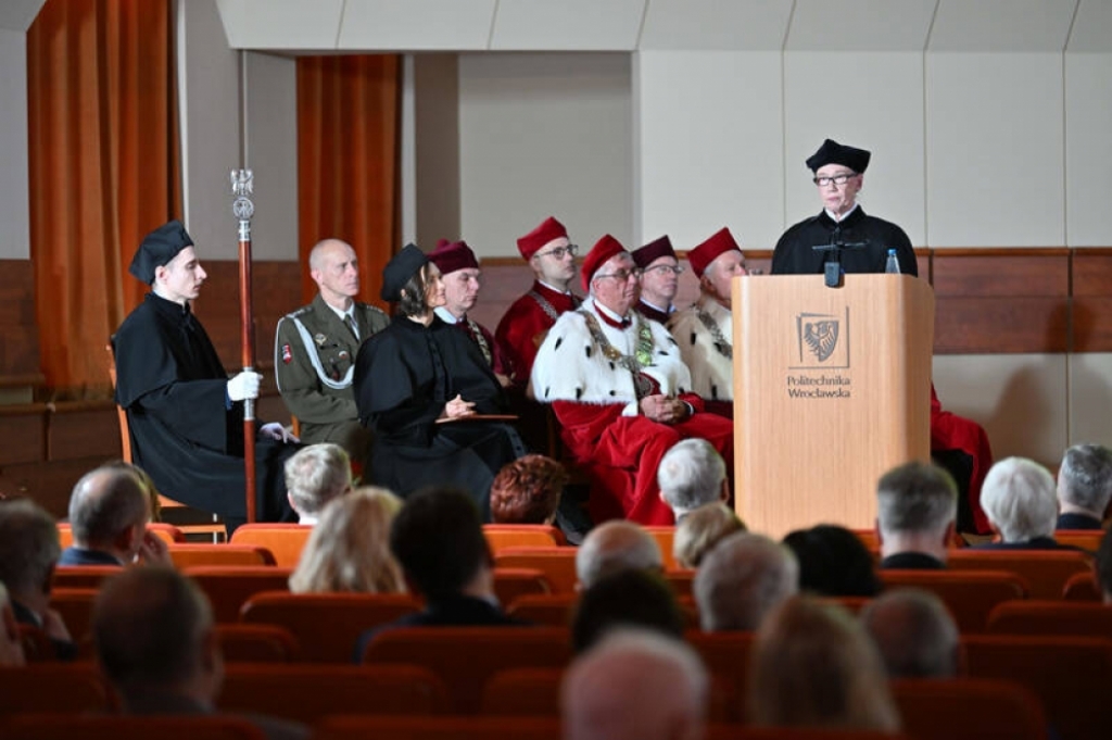 Prof. Marja Makarow doktorem honoris causa PWr - fot. Politechnika Wrocławska