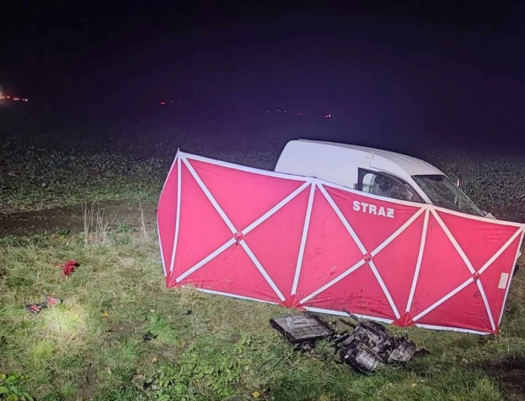 Śmiertelny wypadek na Drodze Krajowej nr 5 [ZDJĘCIA] - fot. Dolnośląskie Alarmowo / Facebook