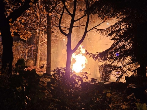 Wyciek gazu w Wałbrzychu. Pożar opanowany. Jedna osoba ranna [AKTUALIZACJA] - 3