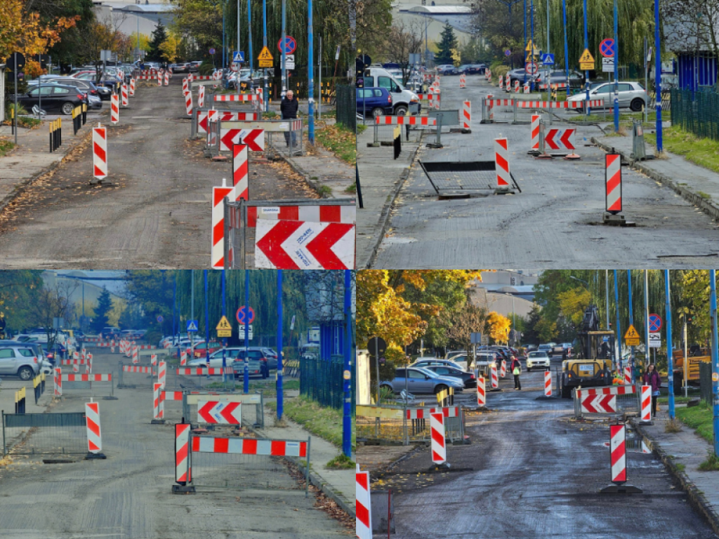 Przedłuża się remont ulicy Zemskiej we Wrocławiu - Fot. Marcin Wróblewski