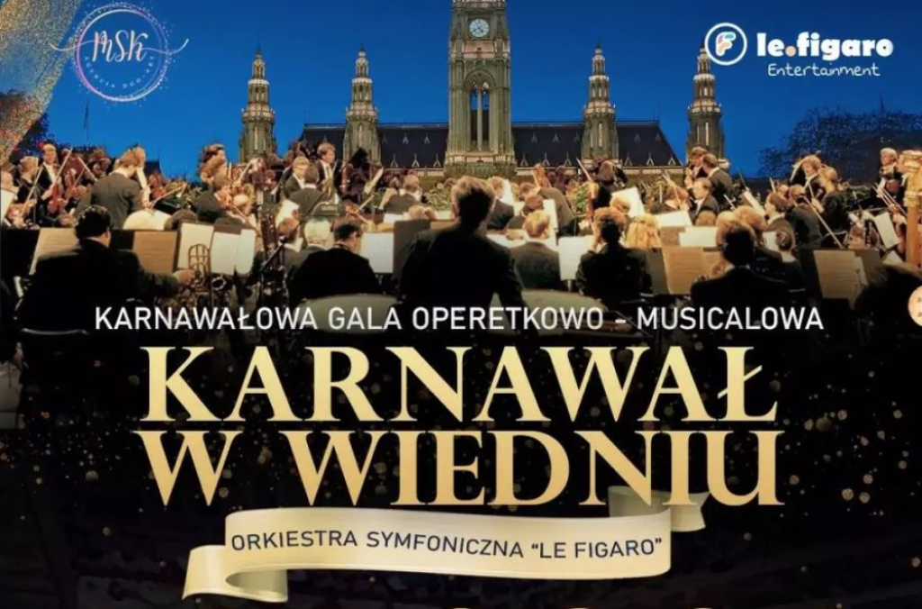 Karnawałowa Gala Operetkowo-Musicalowa ,,Karnawał w Wiedniu"  - fot. mat. prasowe