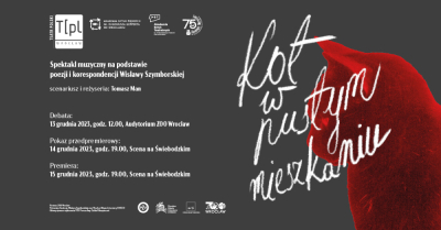 „Zwierzęce” wiersze Wisławy Szymborskiej w Teatrze Polskim we Wrocławiu