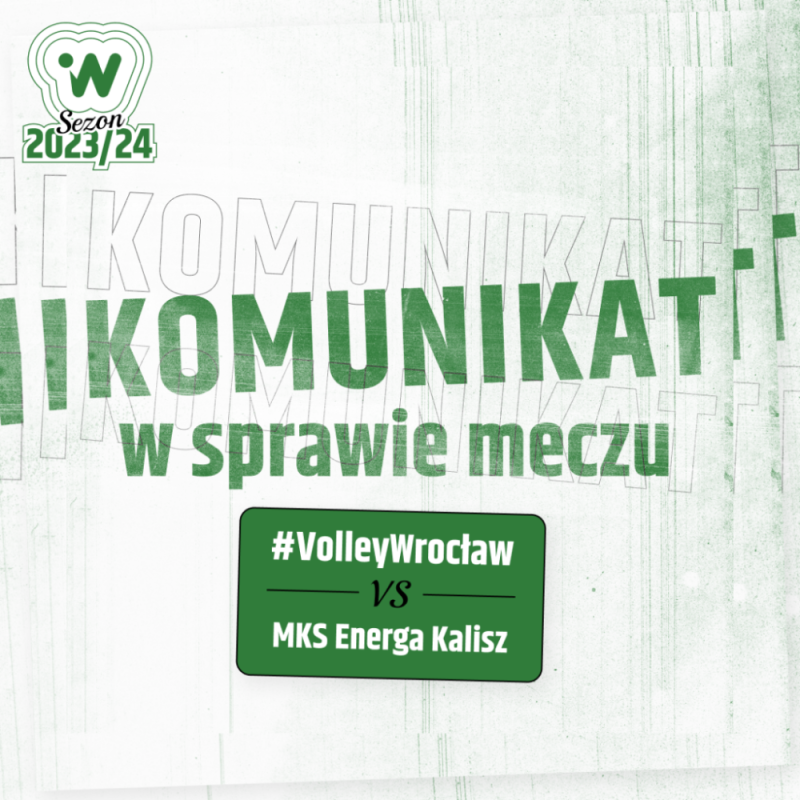 Volley Wrocław zagra z MKS Kalisz dopiero w lutym - fot. volleywroclaw.pl