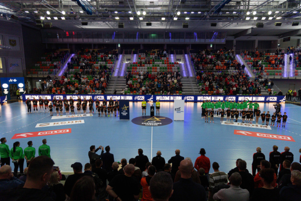 Mecz Polska - Dania piłkarek ręcznych w Lubinie - fot. zaglebie.lubin.pl
