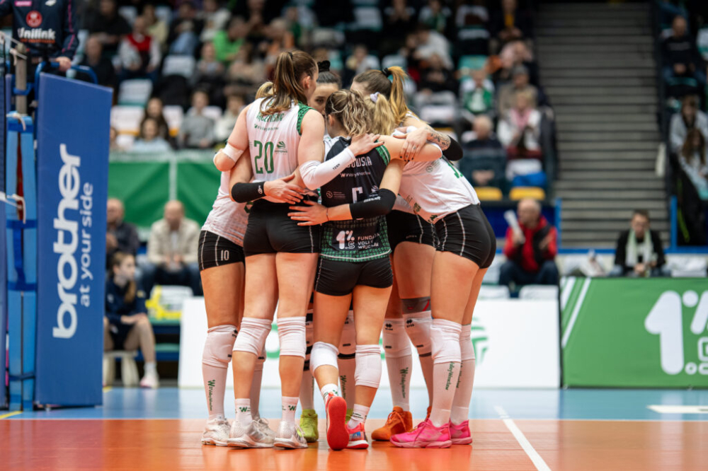 Lider był za mocny - fot. volleywroclaw.pl