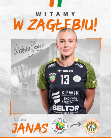 Natalia Janas będzie grać w KGHM MKS Zagłębiu Lubin