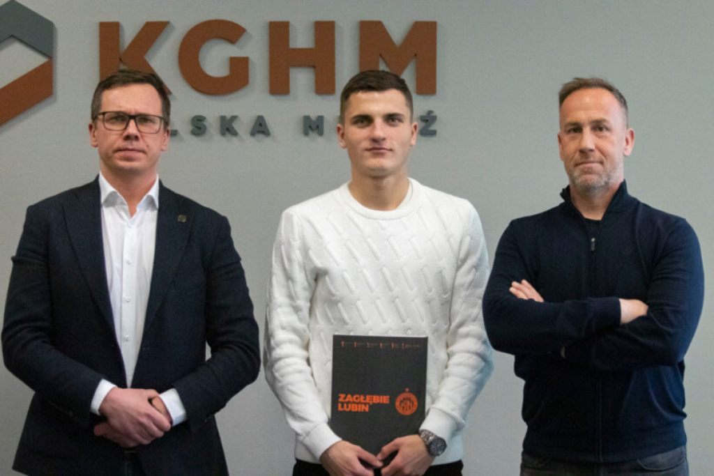 Filip Kocaba przedłużył kontrakt z KGHM Zagłębiem - fot. zaglebie.com