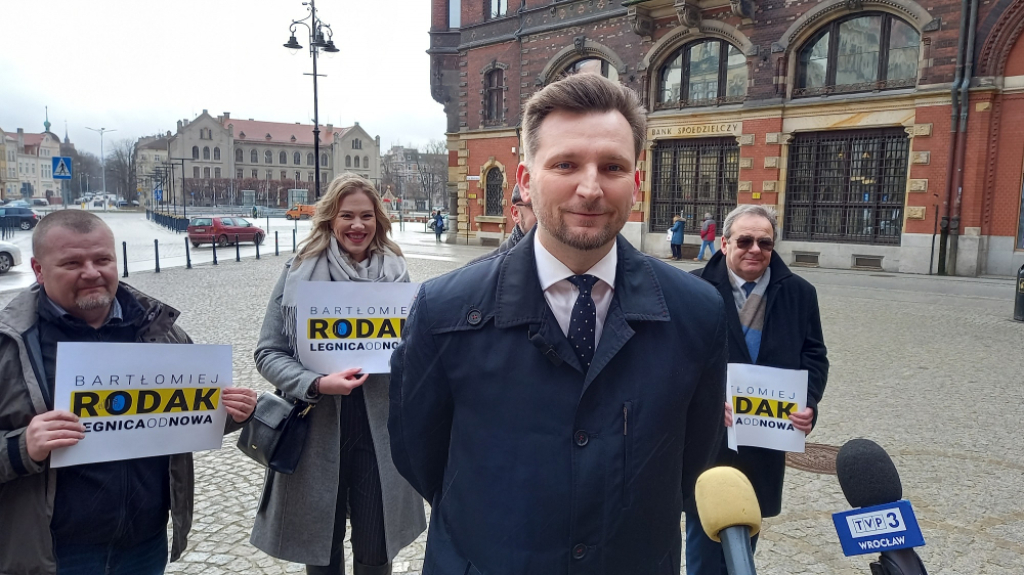 Bartłomiej Rodak wystartuje w wyborach na prezydenta Legnicy - fot. Andrzej Andrzejewski