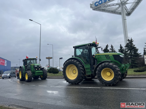 Rolnicy znów protestowali na dolnośląskich trasach  - 2