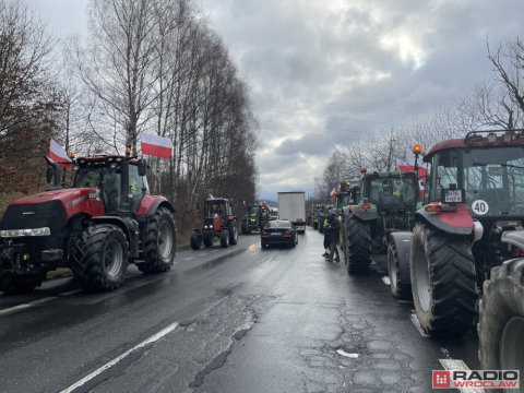 Rolnicy znów protestowali na dolnośląskich trasach  - 4