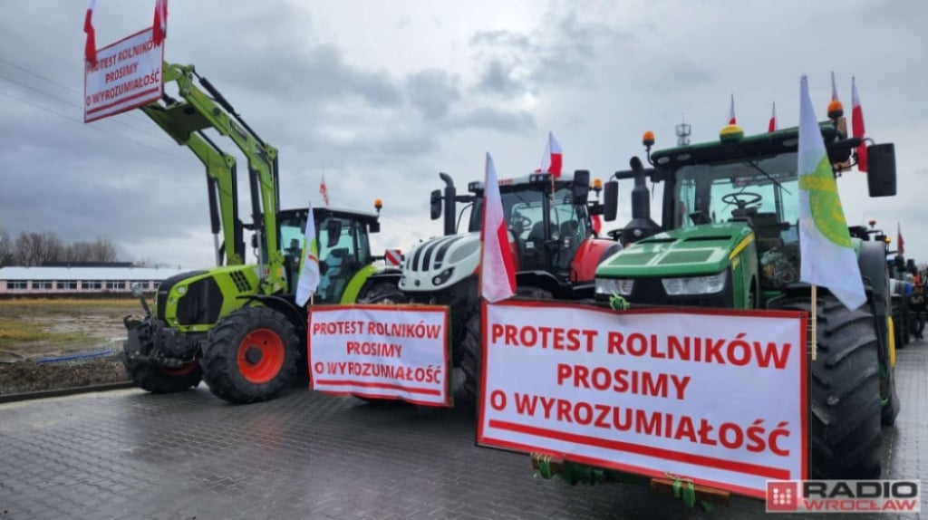 Nie ma porozumienia. Na środę rolnicy zapowiadają protesty wokół Wrocławia. Zobacz, gdzie będą utrudnienia
