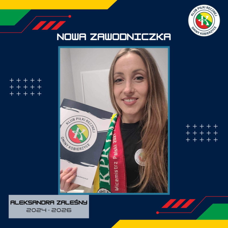 Aleksandra Zaleśny dołączy do KPR-u Gminy Kobierzyce - fot. kprkobierzyce.pl