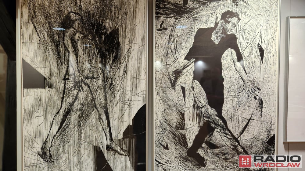 Prace laureatów Konkursu Graficznego im. Józefa Gielniaka w dusznickim muzeum – Fot: Jarosław Wrona