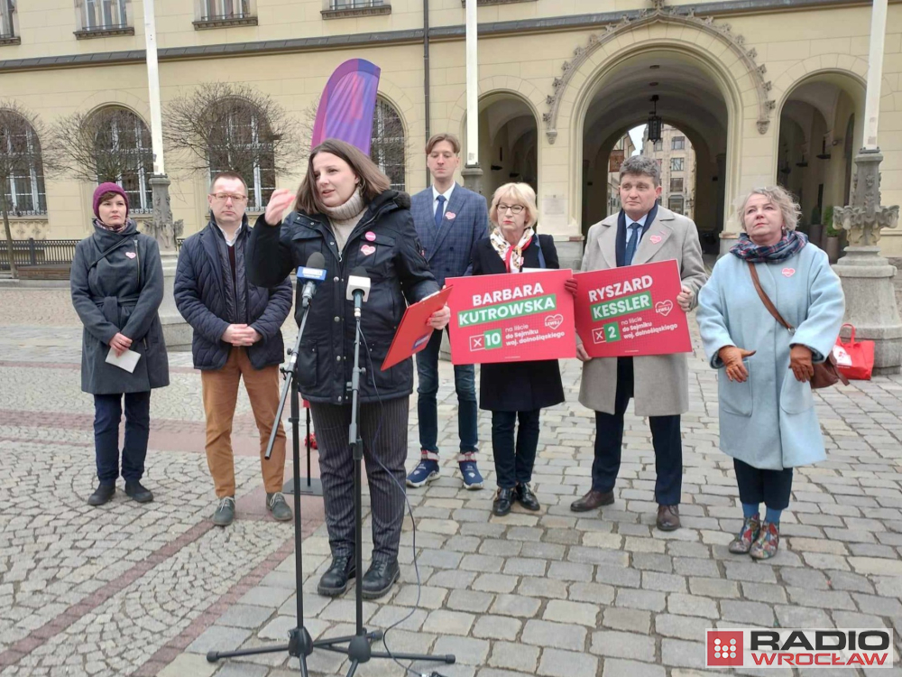 Dolnośląska Lewica zaprezentowała skład w najbliższych wyborach - fot. Jakub Ciołko