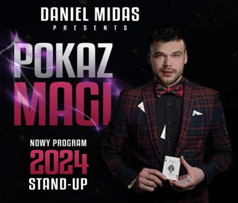 Stand-up: Daniel Midas - Program POKAZ MAGI - fot. mat. prasowe