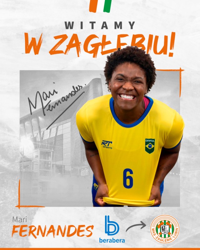 Mariane Fernandes w zespole piłkarek ręcznych KGHM MKS Zagłębia - fot. zaglebie.lubin.pl