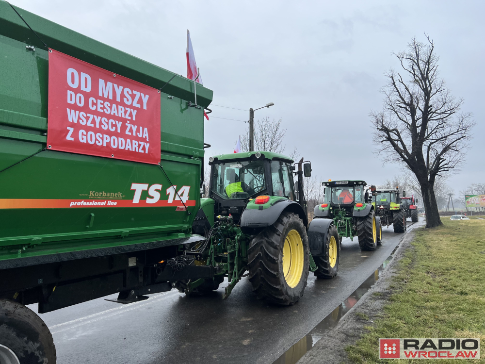 Rolnicy szykują dziesiątki protestów w całym regionie. Mamy najnowszą listę jutrzejszych blokad - fot. archiwum Radia Wrocław